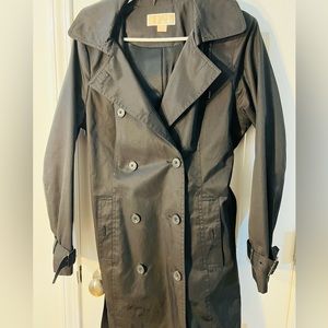 Michael Michael Kors Cotton Blend Hooded Trench Coat